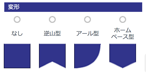 変形のぼり